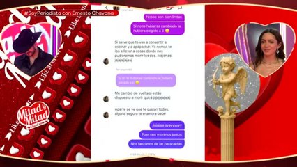 Filtran conversaciones polémicas de participante de &#039;Mitad y Mitad&#039;