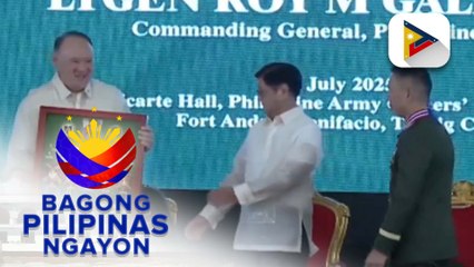 PBBM, pinangunahan ang change of command ng Philippine army