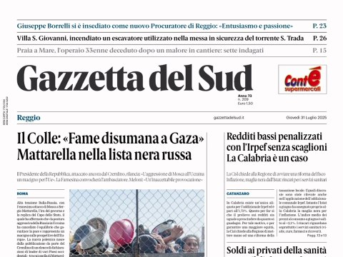 rassegna stampa calabria 31 luglio ok