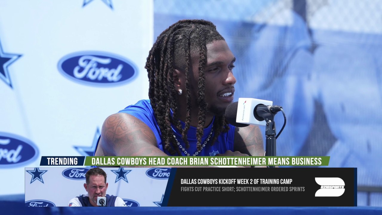Dallas Cowboys Head Coach Brian Schottenheimer means business