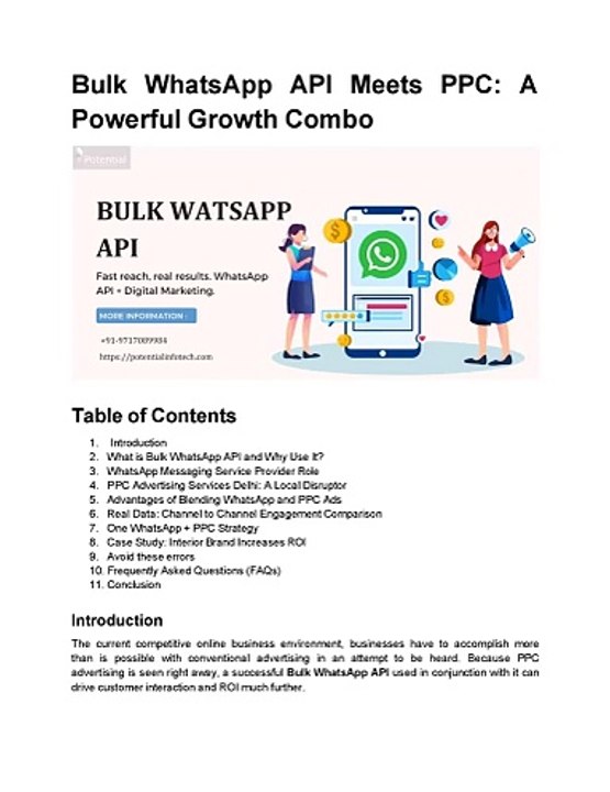 Bulk WhatsApp API Meets PPC_ A Powerful Growth Combo