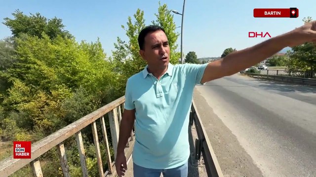 Bartın'da kuraklık nedeniyle barajlardaki su seviyesi düştü, ırmak kurudu