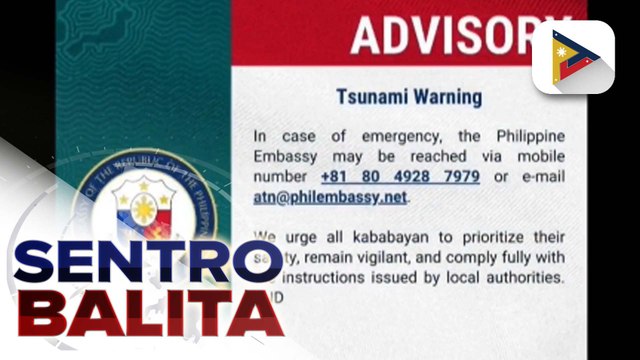 DFA, iniulat na ligtas ang mga Pilipino sa Russia matapos ang malakas na lindol kahapon