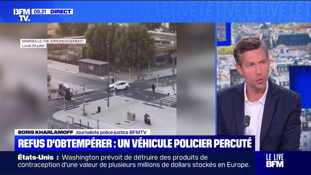 Policiers visés à Marseille: les forces de l'ordre ont été percutées involontairement avant d'être visées par des projectiles