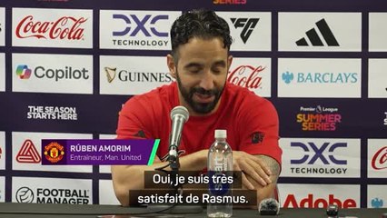 Man. United - Amorim évite le sujet Šeško et se dit très satisfait d’Højlund