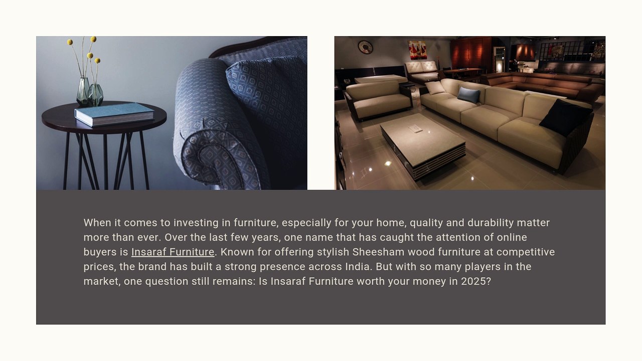 Insaraf Furniture Honest Review Is It Worth Your Money in 2025
