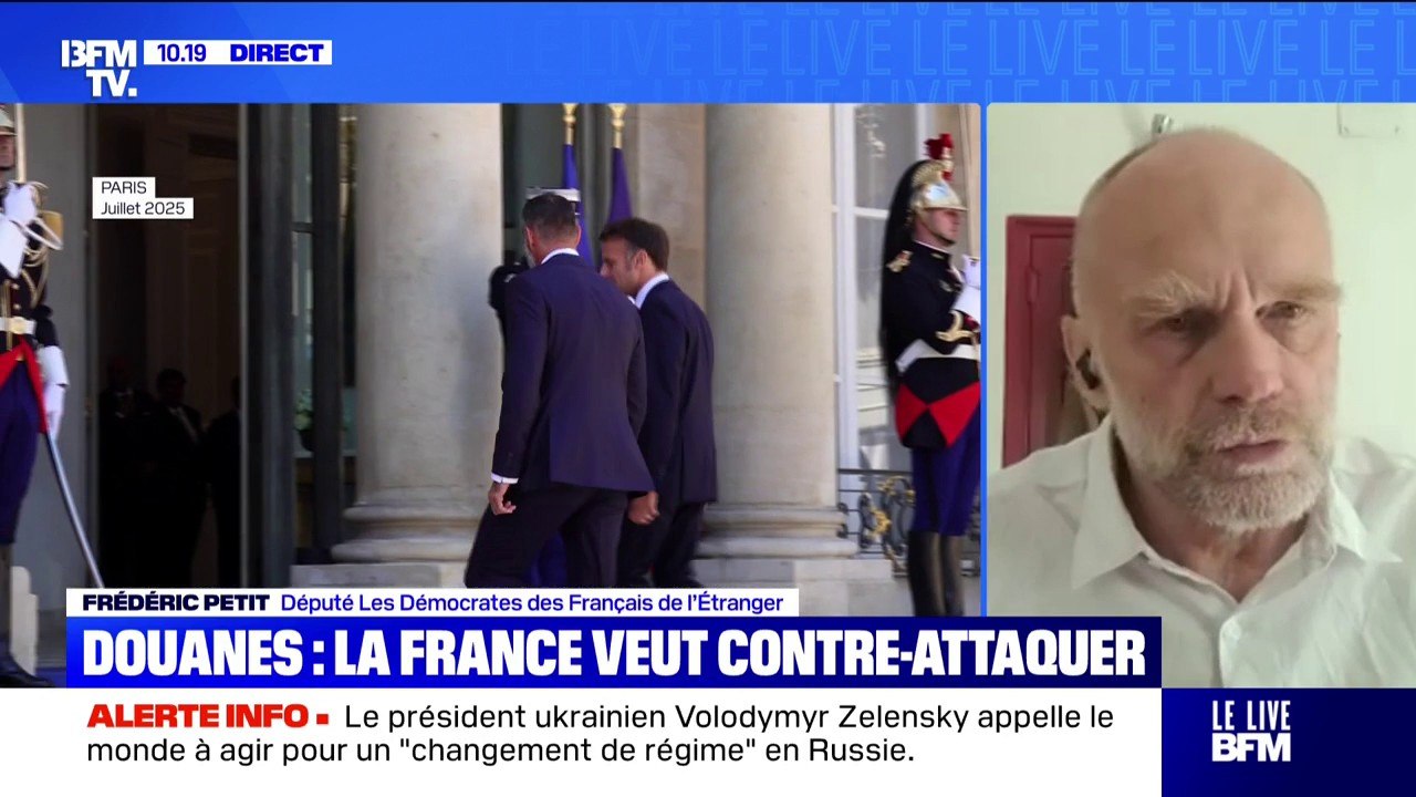 Droits de douane américains: "Nous devons convaincre nos alliés européens et pas nous isoler", déclare Frédéric Petit, député Les Démocrates des Français de l'étranger