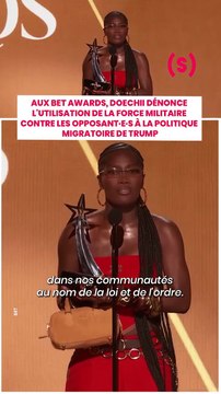 En acceptant le trophée de la meilleure artiste hip-hop féminine aux BET Awards hier soir, la rappeu