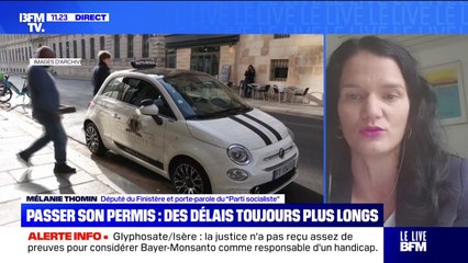 Examen du permis de conduire: "Ce que le ministre a proposé est encourageant, mais c'est loin d'être à la hauteur des urgences sur le terrain", pour Mélanie Thomin (PS)