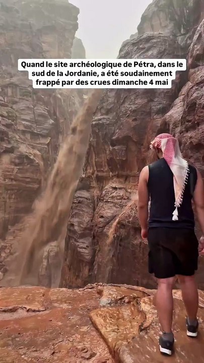 Quand Petra en Jordanie était sous l’eau en 5min