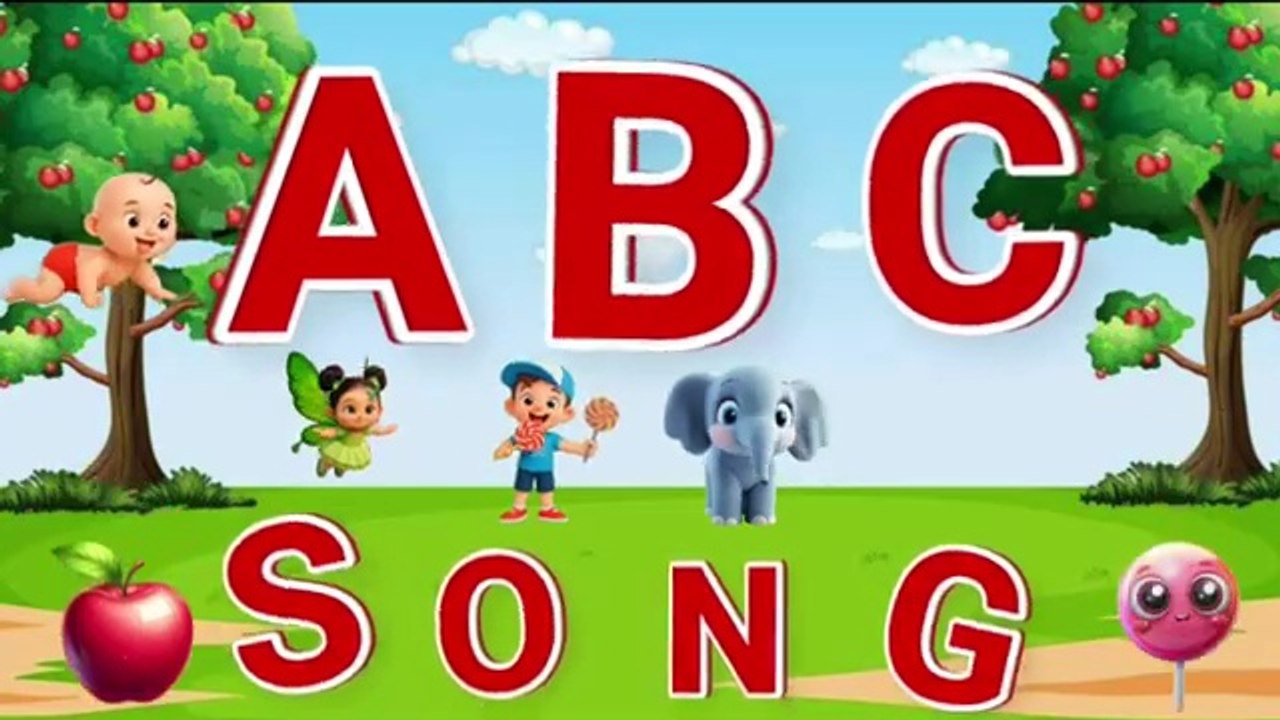 ABC Phonics Song with TWO Words - A For Apple - ABC Alphabet Songs with Sounds for babies