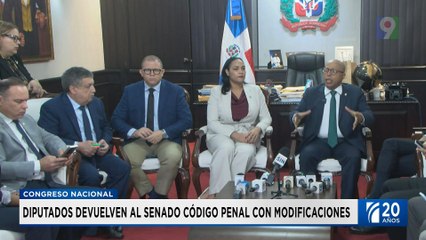 Siguen discusiones consensuadas del proyecto de Código Penal | Emisión Estelar SIN