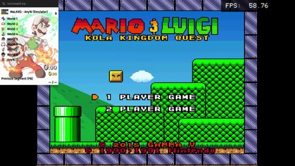 Mario & Luigi: Kola Kingdom Quest Any% Speedrun (Part 1)