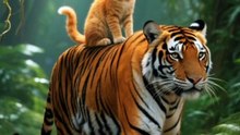 Kucing naik harimau