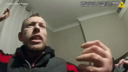 Moment thug arrested after leaving man for dead in Margate street