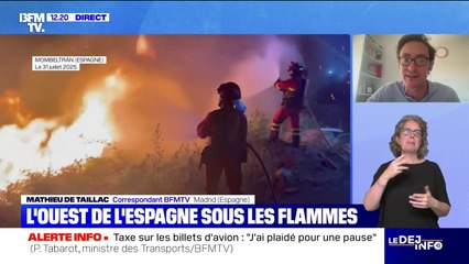 Après la Catalogne, l'ouest de l'Espagne est sous les flammes