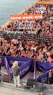 Jimmy Sax interprète “Ibiza” sur la scène des Sunset Live des Terrasses #jimmysax #sunsetlive #concert #live #jul