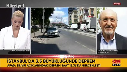 İstanbul Silivri açıklarında 3.5 Büyüklüğünde deprem!