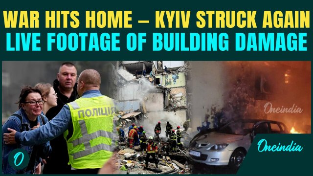 Kyiv Under Relentless Missile & Drone Attack: Residential Building Collapses, 6 Dead Including Child