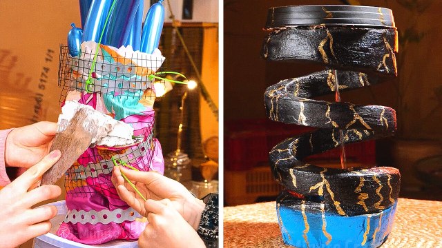 Jaw-Dropping Decor Made from Eggshells, Bamboo And Upcycled Treasures!