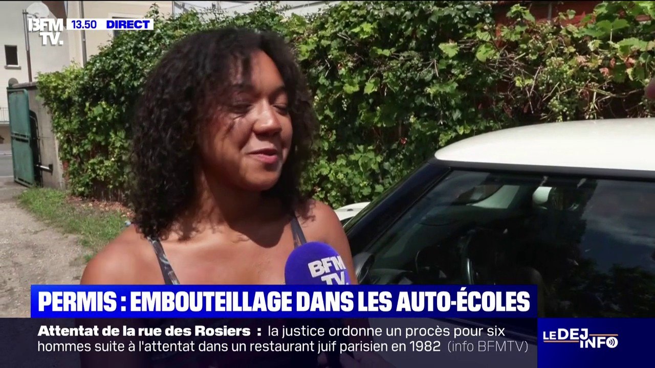 Embouteillage dans les auto-écoles: "J'attends depuis le mois de juin, il y a très peu de dates" pour passer le permis, déplore cet élève