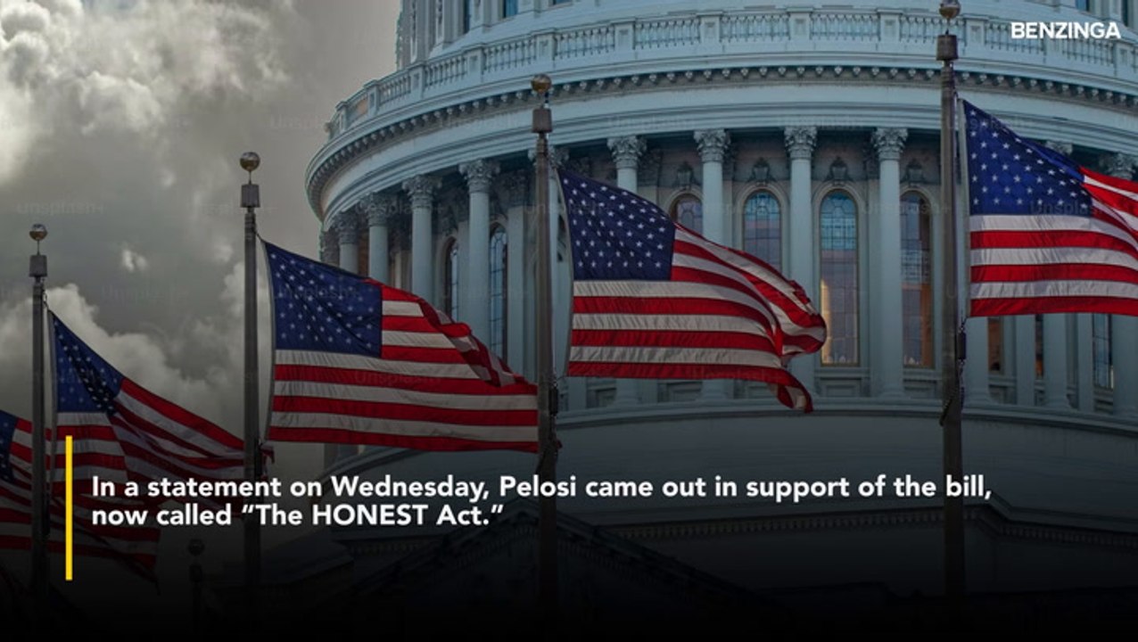 Nancy Pelosi Backs Proposal To Ban 'Congressional Stock Trading' Named After Her — 'Proud To Support It, No Matter What They Decide To Name It'