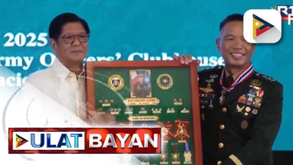 PBBM, pinangunahan ang change of command ceremony ng PH Army | ulat ni Kenneth Paciente