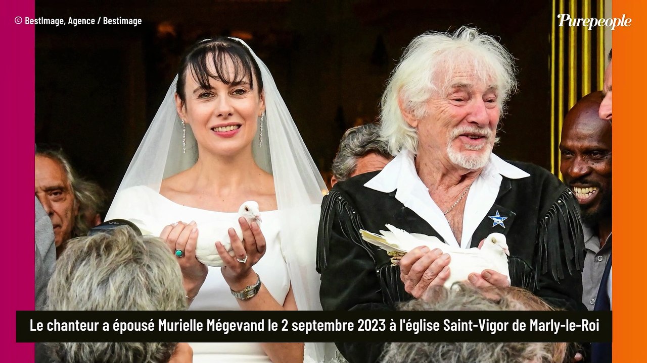 Hugues Aufray annonce la perte d'un être cher, il était au premier plan lors de son mariage avec Murielle