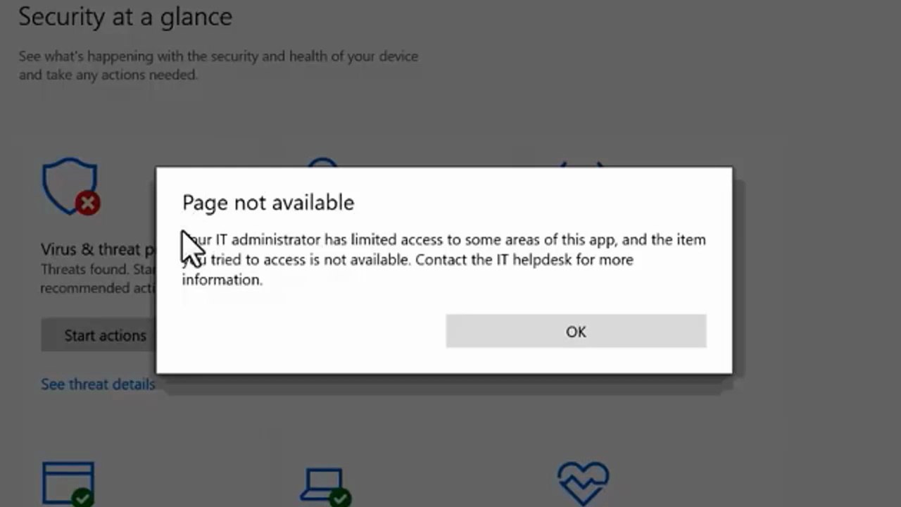How To Fix "Page Not Available", "Your IT Admin Has Limited Access" & "Item You Tried to Access Is Not Available" Error in Windows 10 / 11 | 2 Easy Methods ✔️