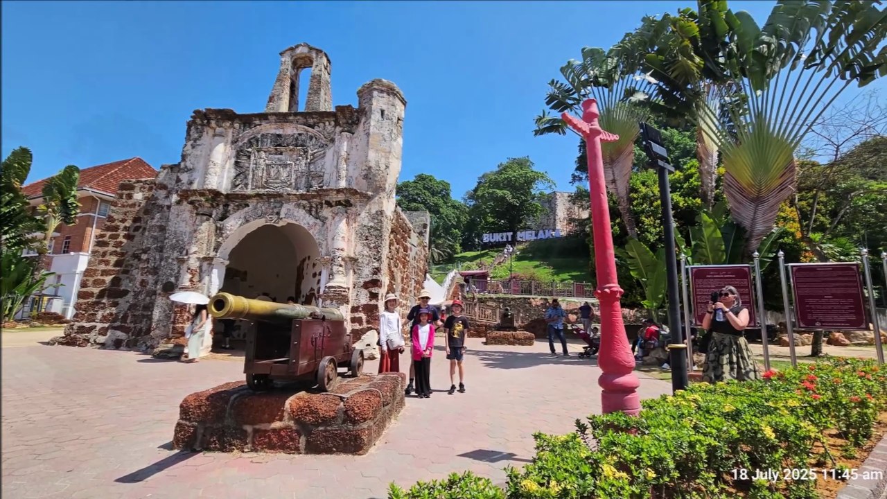 Historical Malacca, with its scenic river, fort and shopping streets - Malaysia