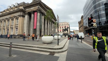 28 new planters installed in Glasgow City Centre, funded by penalty charges from LEZ