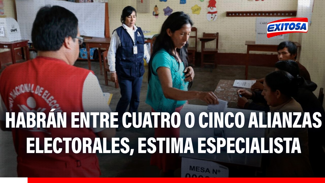Elecciones generales del 2026: Habrán entre cuatro o cinco alianzas electorales, estima especialista