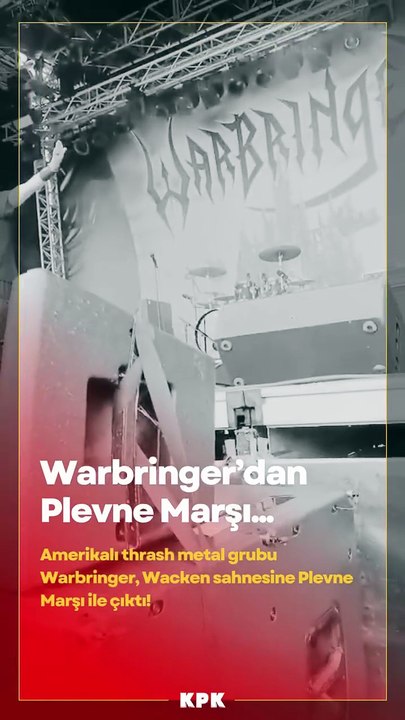 ABD'li Warbringer metal grubundan plevne marşı performansı