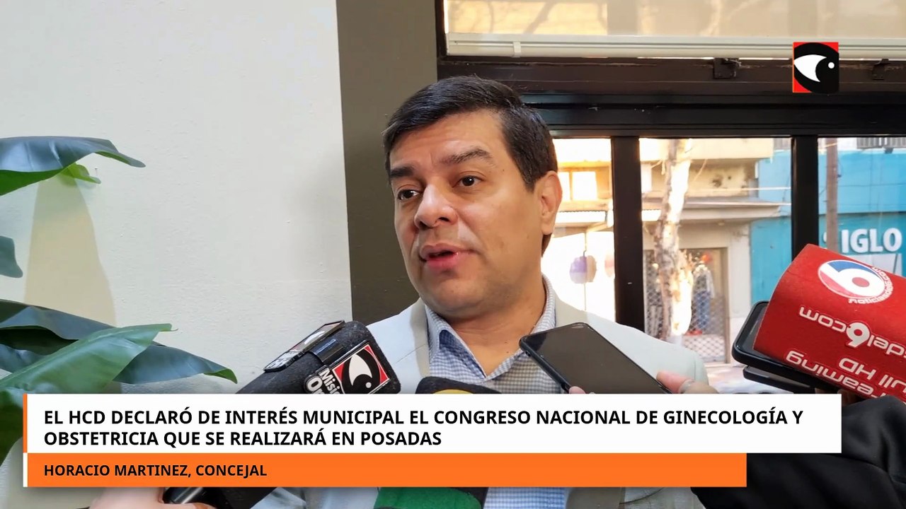 El HCD declaró de interés municipal el congreso nacional de ginecología y obstetricia