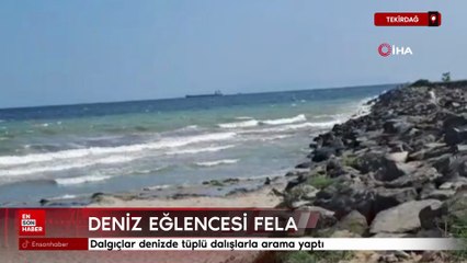 Tekirdağ'da çocukların denizdeki eğlencesi felakete dönüştü