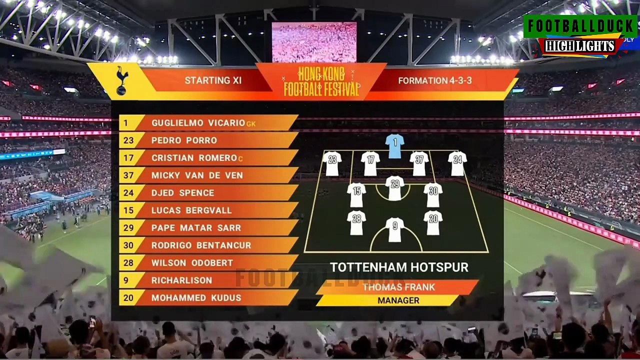 Arsenal  Vs Tottenham Highlights Club Friendlies 2025