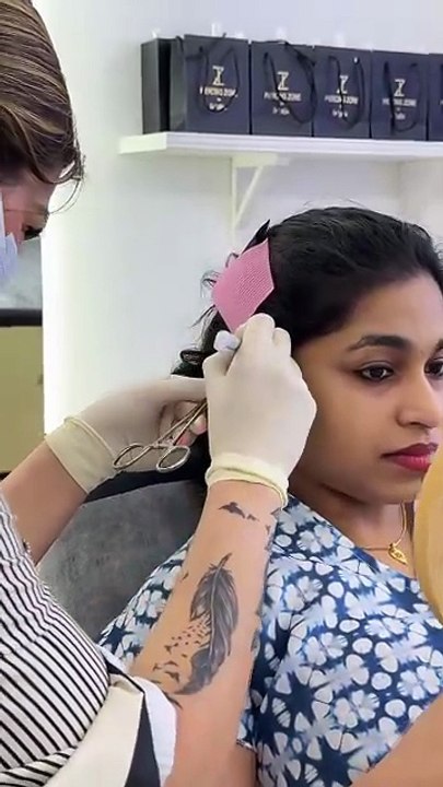 My Ear’s New Favorite Landmark – Vertical Helix! #vertical #helixpiercing #earpiercing #nosepiercing