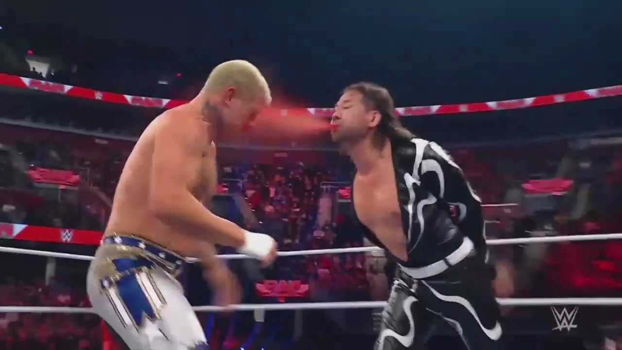 (ITA) Cody Rhodes contro Shinsuke Nakamura (WWE RAW 11/12/2023)