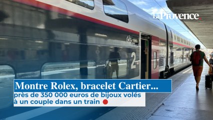 Montre Rolex, bracelet Cartier... près de 350 000 euros de bijoux volés à un couple dans un train