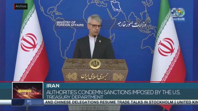 The U.S. Treasury Department imposes a new sanctions package on Iran