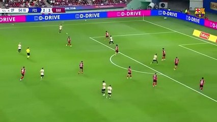 El espectacular golazo de Christensen en el amistoso contra el FC Seoul
