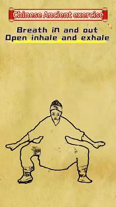 Chinese ancient fitness,5 minutes a day,a month to open the whole body meridians ,adhere to exercise,you will have unexpected surprises!