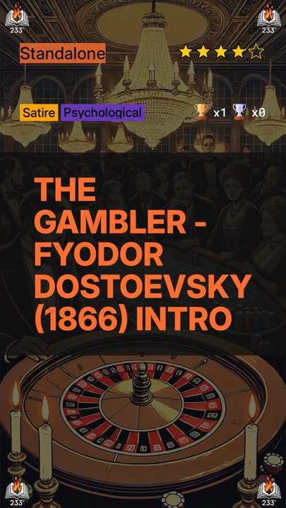 The Gambler - Fyodor Dostoevsky (1866) Intro