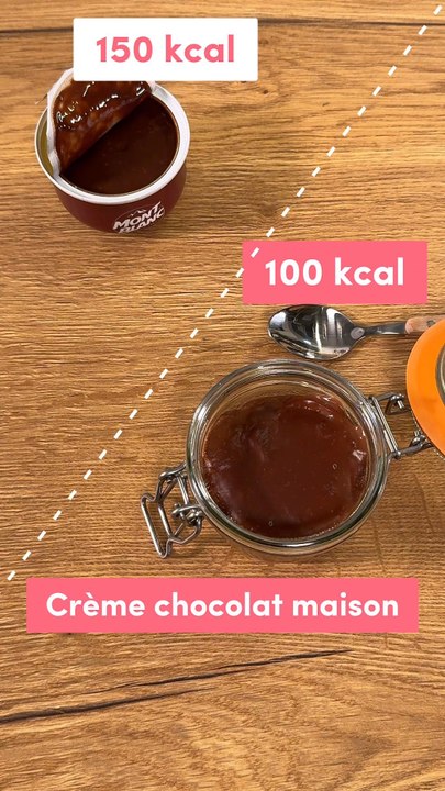kcal creme montblanc choco / creme dessert au chocolat