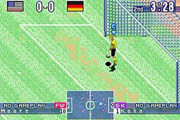 International Superstar Soccer (GBA) CPU VS CPU Mode