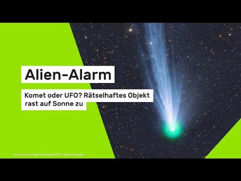 Alien-Alarm - Komet oder UFO? Rätselhaftes Objekt rast auf Sonne zu