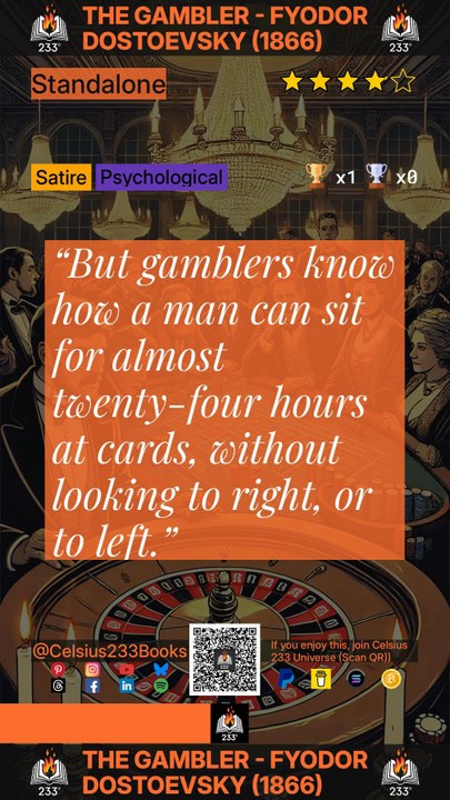 The Gambler - Fyodor Dostoevsky (1866) Quotes