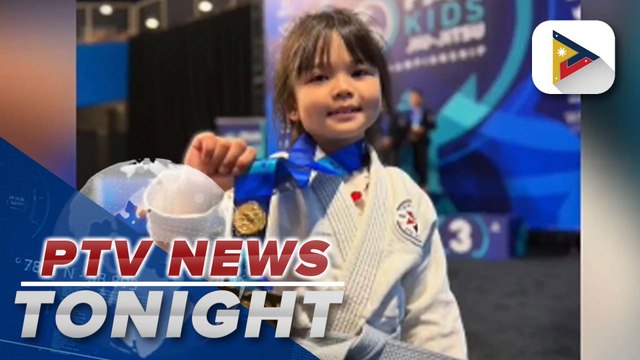7-year-old Aielle Aguilar wins gold at IBJJF Jiu-Jitsu Championships in U.S.