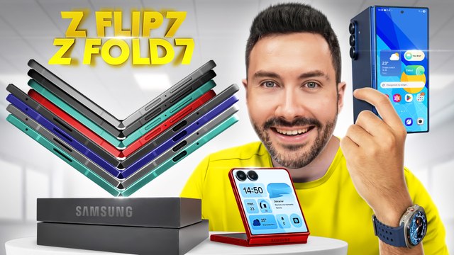 J'ai testé tous les nouveaux produits Samsung ! (Galaxy Z Flip 7, Galaxy Z Fold 7 et Galaxy Watch 8)