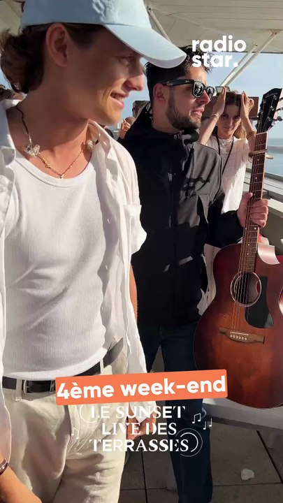 Ulysse avant de monter sur la scène des Sunset Live des Terrasses #ulysse #sunsetlive #concert #live #starac #staracademy #emma